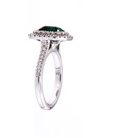 Vicenza - Piazzetta Palladio 2 - Anneau Crivelli Femme SMERALDO in Or Smeraldo 1.78 Ct 3646NS - 3646NS